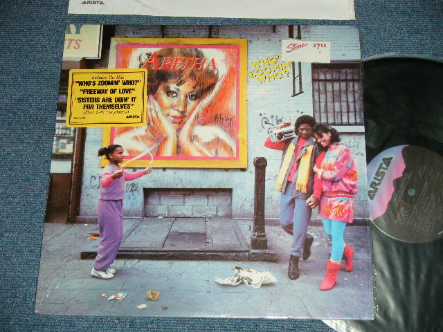 画像1: ARETHA FRANKLIN - WHO'S ZOOMIN' WHO? ( MINT/MINT )  / 1985 US AMERICA ORIGINAL Used LP 