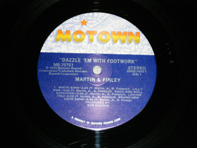 画像: MARTIN AND FINLEY - DAZZLE 'EM WITH FOOTWORK (with CARL WILSON,BRUCE JOHNSTON) ( Ex+++/MINT- ) / 1974 US AMERICA  ORIGINAL "PROMO" Used LP 