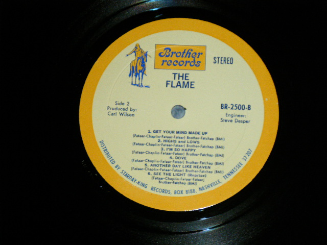 画像: THE FLAME - THE FLAME  (Produced by CARL WILSON) ( With POSTER ) ( Ex+++/MINT-) / 1970 US AMERICA  ORIGINAL Used LP 