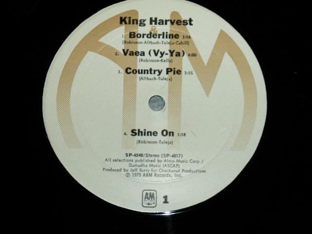 画像: KING HARVEST - KING HARVEST (with CARL WILSON,MIKE LOVE ) ( Ex/MINT- : STOFC, BB) / 1975 US AMERICA  ORIGINAL Used LP 
