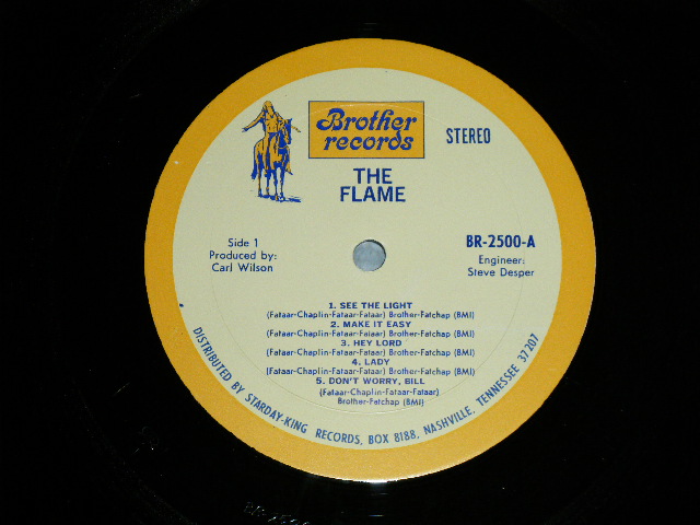 画像: THE FLAME - THE FLAME  (Produced by CARL WILSON) ( With POSTER ) ( Ex+++/MINT-) / 1970 US AMERICA  ORIGINAL Used LP 