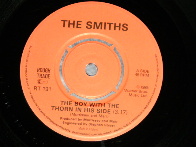 画像: THE SMITHS - THE BOY WITH THE THORN IN HIS SIDE (MINT-/MINT- ) / 1985 UK ENGLAND ORIGINAL 7"Single With PICTURE SLEEVE 