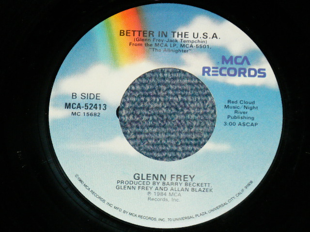 画像: GLENN FREY of EAGLES - SEXY GIRL : BETTER IN THE U.S.A.   ( Ex+++/MINT- EDSP ) / 1984 US AMERICA ORIGINAL Used 7" Single With PICTURE SLEEVE 