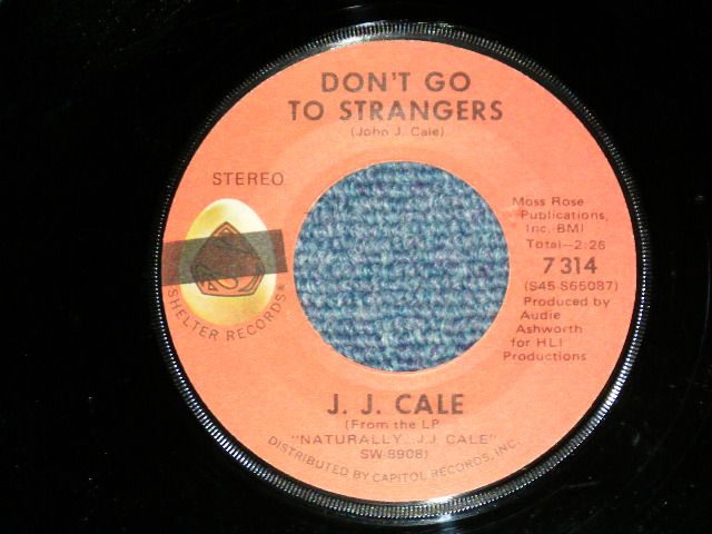 画像: J. J. CALE - CRAZY MAMA : DON'T GO TO STRANGERS ( Ex++ Looks:Ex /Ex++ Looks:Ex ) / 1971  US AMERICA ORIGINAL Used 7" Single 
