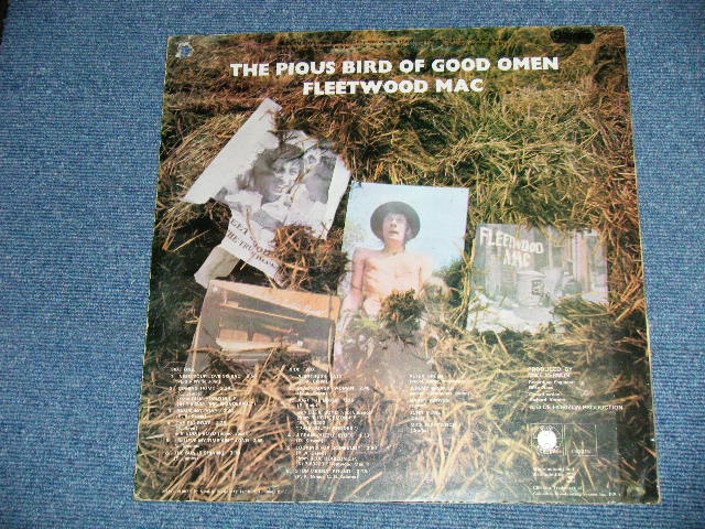 画像: FLEETWOOD MAC - THE PIOUS BIRD OF GOOD OMEN ( Matrix # A1/B1)  ( Ex/MINT-: Hole )  / 1969 UK ENGLAND ORIGINAL Used  LP 