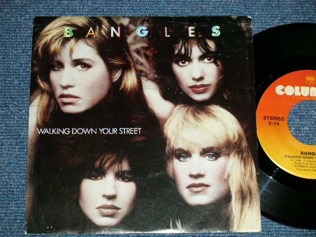 画像1: BANGLES - WALKING DOWN YOUR STREET : LET IT GO  ( Ex+/MINT- ) / 1987 US AMERICA ORIGINAL Used 7" Single With PICTURE SLEEVE 