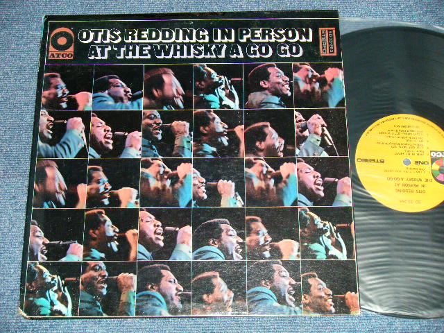 画像1: OTIS REDDING -  IN PERSON :AT THE WHISKY AGO GO  ( Matrix #   A) STC-681369-A / B) STC-681370-A)  ( Ex+/Ex++ Looks:Ex+)  / 1969 Version US AMERICA  2nd Press "YELLOW  Label with 1841 BROADWAY" Used LP 