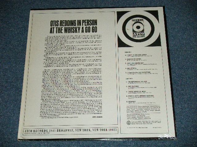 画像: OTIS REDDING -  IN PERSON :AT THE WHISKY AGO GO  ( Matrix #   A) STC-681369-A / B) STC-681370-A)  ( MINT-/MINT-)  / 1969 Version US AMERICA  2nd Press "YELLOW  Label with 1841 BROADWAY" Used LP 