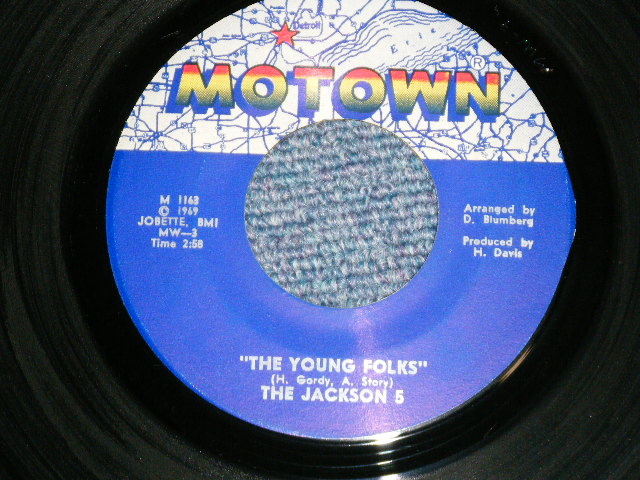 画像: JACKSON 5 FIVE - ABC : THE YOUNG FOLKS ( Ex++/Ex++ )   / 1969 US AMERICA ORIGINAL Used  7" Single 