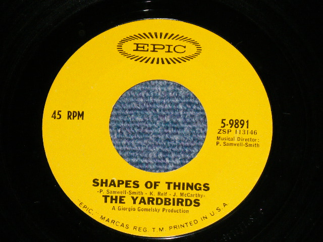 画像1: THE YARDBIRDS - SHAPES OF THINGS : I'M NOT TALKING ( Ex+++/Ex+++ )  / 1966  US AMERICA ORIGINAL Used 7" SINGLE