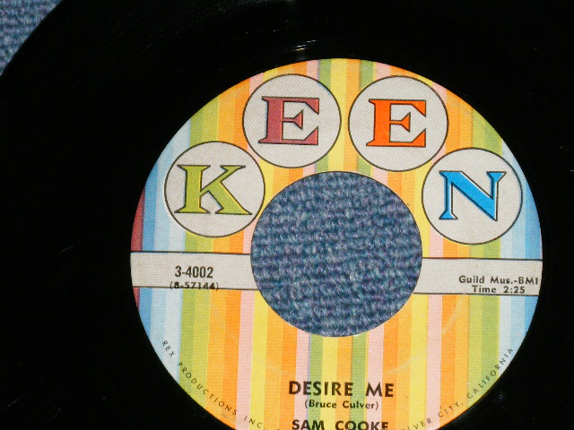 画像: SAM COOKE - A) YOU WERE MADE FOR ME  B) LONELY ISLAND (Ex-/Ex-)  / 1958 US AMERICA ORIGINAL Used 7"SINGLE  