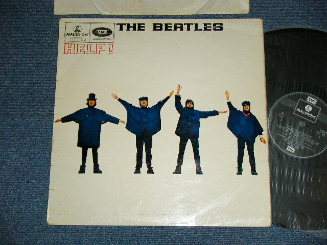 画像1: THE BEATLES - HELP! ( YEX-168-1/YEX-169-1 ) ( Ex+++/Ex++) / 1969? UK  ENGLAND "FLIP BACK COVER"  "2xEMI Label" STEREO  Used LP  