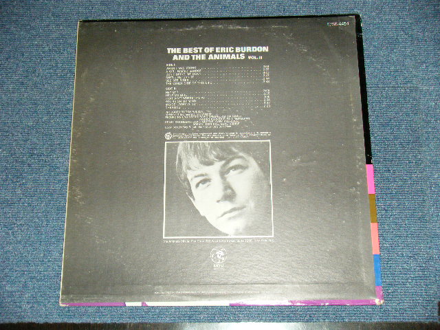 画像: ERIC BURDON and The ANIMALS -  The BEST OF ERIC BURDON and The ANIMALS ( 1/1) ( Ex++,Ex+/MINT- A-3,4:Ex+ ) / 1966 US AMERICA ORIGINAL MONO Used LP 