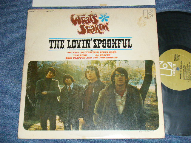 画像1: The LOVIN' SPOONFUL,PAUL BUTTERFIELD BLUES BAND,TOM RUSH,AL KOOPER,ERIC CLAPTON AND THE POWERHOUSE - WHAT'S SHAKIN' (Matrix #    A) EKS 74002 A3-RE △9246 / B) EKS 74002 B 1   △9246-x ) ( Ex+/Ex+ Looks:Ex- )  / 1966 US AMERICA  ORIGINAL STEREO Used LP