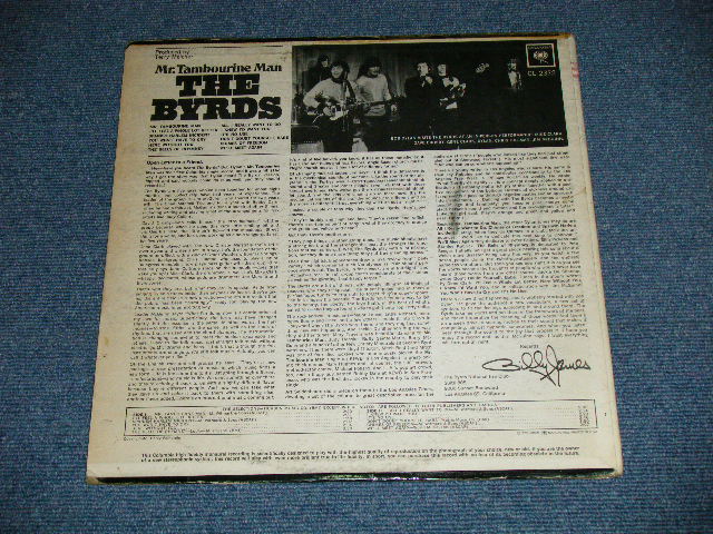 画像: THE BYRDS - MR.TAMBOURINE MAN ( Matrix # A)2E /B)2E ) ( VG+++/Ex+++ TapeSeam,EDSP) / 1966 Version US AMERICA  2nd Press "360 Sound  Label" MONO Used LP