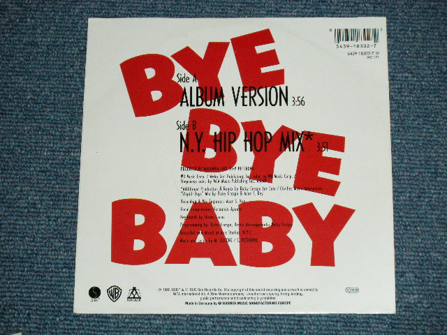 画像: MADONNA -  BYE BYE BABY (ALBUM VERSION : N.Y. HIP HOP Mix ) ( MINT-/MINT-)  / 1993  GERMAN ORIGINAL Used 7" Single with PICTURE SLEEVE  