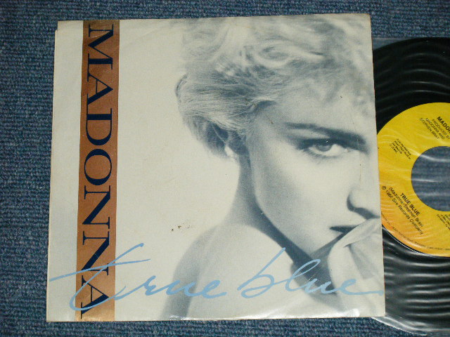 画像1: MADONNA -  TRUE BLUE : AIN'T NO BIG DEAL  (Ex++/MINT-: Press Miss Label)  / 1984 US AMERICA ORIGINAL Used 7" Single with PICTURE SLEEVE  
