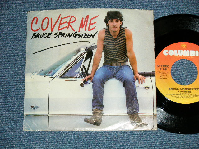 画像1: BRUCE SPRINGSTEEN -  COVER ME : JERSEY GIRL  ( Ex+/Ex+++ ) / 1984 US AMERICA ORIGINAL Used 7" Single with PICTURE SLEEVE 