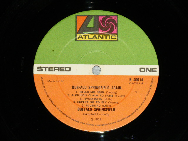 画像: BUFFALO SPRINGFIELD -  AGAIN ( Ex++/Ex+++)  / 1973? UK ENGLAND REISSUE   Used LP 