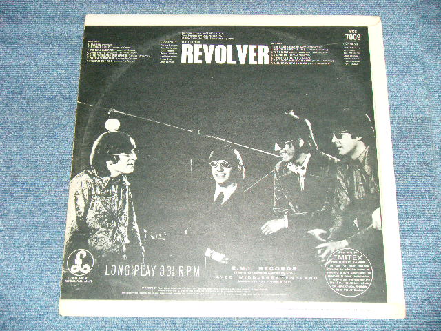 画像: THE BEATLES - REVOLVER ( YEX-605-1/YEX-606-1 ) ( Ex++/Ex++ Looks:Ex+ )   / 1966 UK  ENGLAND ORIGINAL "Yellow Parlophone Label" STEREO  Used LP  