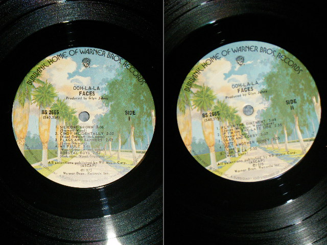 画像: FACES - OOH LA LA  (Matrix # A) BS 2665  40314-1X /B)  BS 2665  40315-1X) ( Ex+++/MINT-  Cut Out  ) / 1973  US AMERICA ORIGINAL Jacket  1st Press "BURBANK Street Label" Used  LP