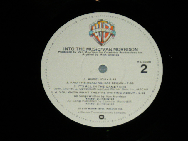 画像: VAN MORRISON - INTO THE MUSIC  ( Matrix Number  A)HS-1-3390 WW1 #5 /B)HS-2-3390 WW2 )( Ex+++/MINT) / 1979 US AMERICA ORIGINAL Used LP 