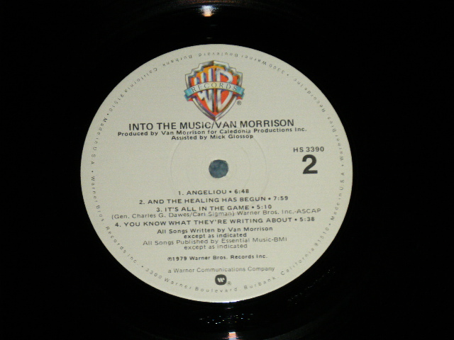 画像: VAN MORRISON - INTO THE MUSIC  ( Matrix Number  A)HS-1-3390 WW1 #2 /B)HS-2-3390 WW2 )( Ex++/MINT-) / 1979 US AMERICA ORIGINAL Used LP 