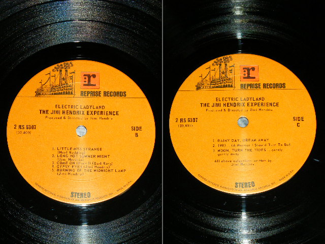 画像: JIMI HENDRIX - ELECTRIC LADYLAND ( Matrix # A) 1D / B) 1E/ C)1B /G) 1G )( Ex+++/MINT-) / 1970 Version US AMERICA 2nd Press " BROWN Label"  Used  2- LP's 