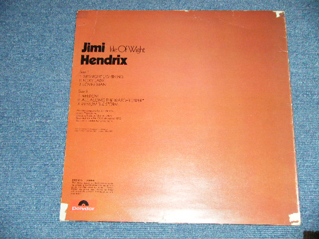 画像: JIMI HENDRIX - AT THE ISLE OF WIGHT  ( Matrix # A-1/B-1)  ( Ex+,VG+++/MINT- EDSP )  / 1971 UK ENGLAND ORIGINAL  Used  LP 