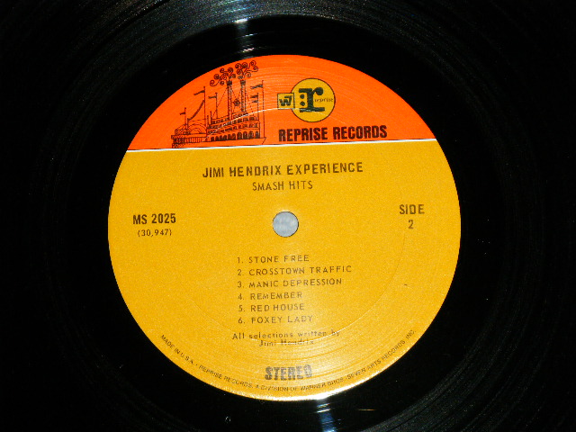 画像: JIMI HENDRIX - SMASH HITS ( No POSTER ) (Ex++/Ex+++ B-2:Ex+)  / 1969 US AMERICA ORIGINAL 1st Press "ORANGE & BROWN label"  Used LP