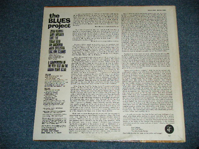 画像: V.A. ( BOB DYLAN Plays PIANO,DAVE VAN RONK,JOHN KOERNER, GEOFF MULDAUR,DAVE RAY,DANNY KALB,IAN BUCHANAN, MARK SPOELSTRA, ERIC VON SCHUMIDT) - THE BLUES PROJECT ( Ex+,Ex++/Ex+++ A-4,5:Ex) / 1966-69 Version US AMERICA Original "2nd Press BROWN Label with Large Stylized E on TOP" "NON CREDIT at Bottom Label" Used STEREO  LP 