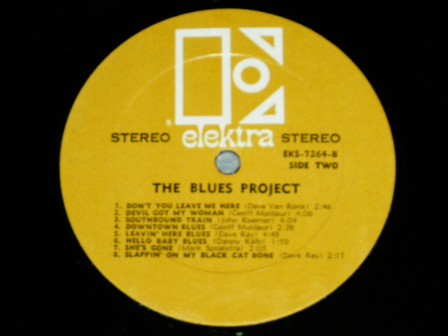 画像: V.A. ( BOB DYLAN Plays PIANO,DAVE VAN RONK,JOHN KOERNER, GEOFF MULDAUR,DAVE RAY,DANNY KALB,IAN BUCHANAN, MARK SPOELSTRA, ERIC VON SCHUMIDT) - THE BLUES PROJECT ( Ex+,Ex++/Ex+++ A-4,5:Ex) / 1966-69 Version US AMERICA Original "2nd Press BROWN Label with Large Stylized E on TOP" "NON CREDIT at Bottom Label" Used STEREO  LP 