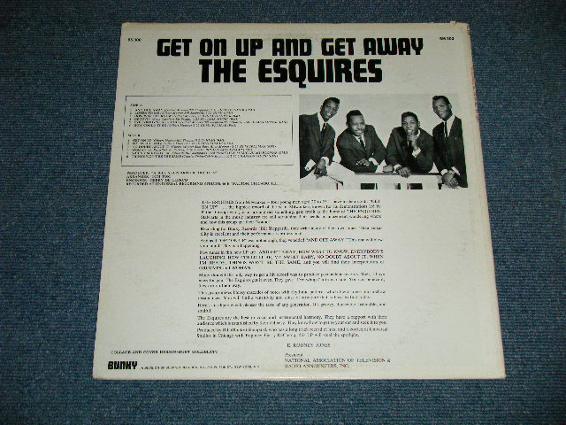 画像: The ESQUIRES - GET ON UP AND GET AWAY ( Ex++/Ex+++  EDSP )  / 1968 US AMERICA  ORIGINAL Used LP  