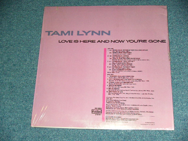 画像: TAMI LYNN - LOVE IS HERE AND NOW YOU'RE GONE / 1970 US AMERICA ORIGINAL Brand New SEALED LP 