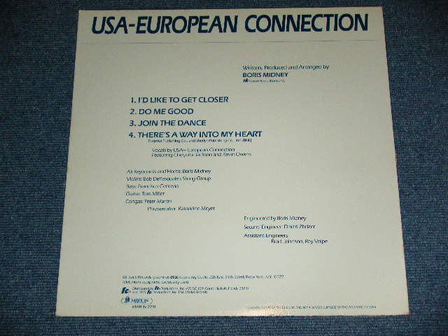 画像: USA-EUROPEAN CONNECTION - USA-EUROPEAN CONNECTION ( Ex++/Ex+++ ) / 1979 US AMERICA ORIGINAL Used LP 