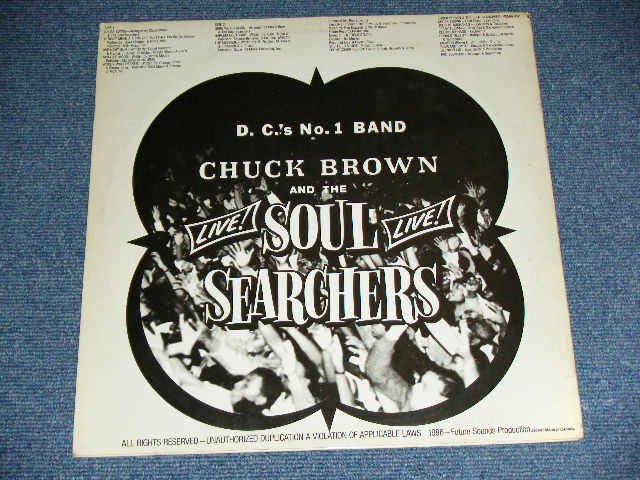 画像:  CHUCK BROWN and the SOUL SEARCHERS - LIVE-D.C. BUMPIN' Y'ALL (Ex++/Ex++) / 1987 UK ENGLAND ORIGINAL Used 2-LP 