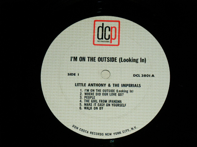 画像: LITTLE ANTHONY & THE IMPERIALS - I'M ON THE OUTSIDE / 1964 US ORIGINAL MONO Used LP 