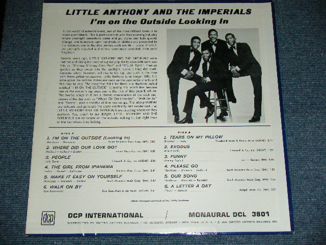 画像: LITTLE ANTHONY & THE IMPERIALS - I'M ON THE OUTSIDE / 1964 US ORIGINAL MONO Used LP 
