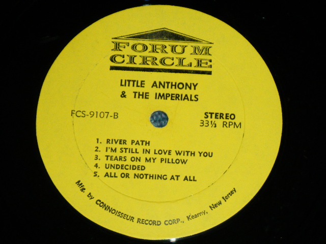 画像: LITTLE ANTHONY & The IMPERIALS - SING THEIR BIG HITS / 1960's US AMERICA ORIGINAL STEREO Used LP 
