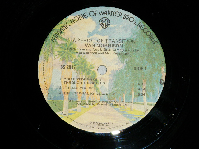 画像: VAN MORRISON - A PERIOD OF TRANSITION  ( Matrix  # A)BS-1-2987 LW3 /B)BS-2-2987 LW3)( Ex++/MINT- :Cut out)  / 1977 US AMERICA  ORIGINAL Used LP