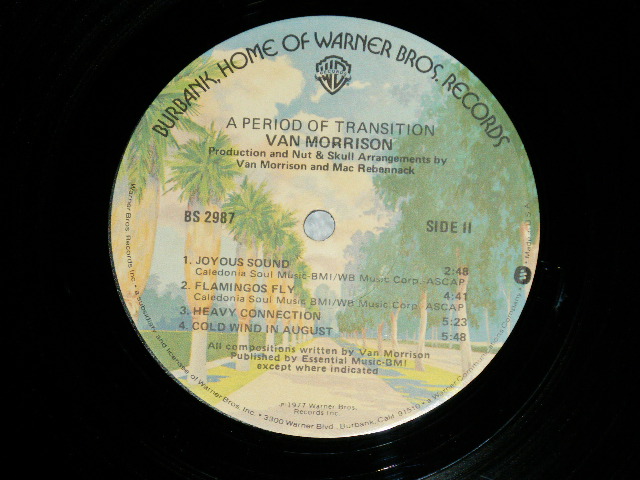 画像: VAN MORRISON - A PERIOD OF TRANSITION  ( Matrix  # A)BS-1-2987 LW3 /B)BS-2-2987 LW3)( Ex++/MINT- :Cut out)  / 1977 US AMERICA  ORIGINAL Used LP
