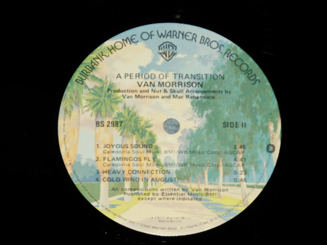 画像: VAN MORRISON - A PERIOD OF TRANSITION  ( Matrix  # A)BS-1-2987 LW3 /B)BS-2-2987 LW2)( Ex++/MINT-)  / 1977 US AMERICA  ORIGINAL Used L