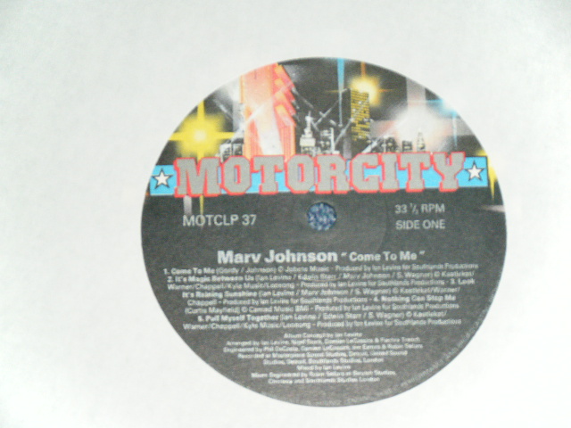 画像:  MARV JOHNSON - COME TO ME / 1990 UK Used LP  