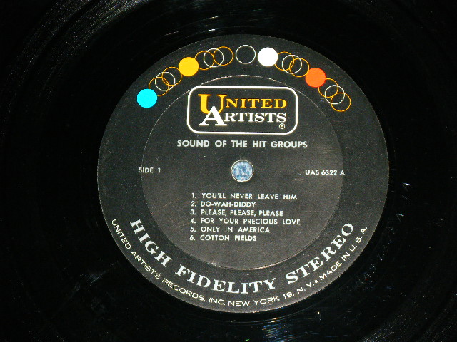 画像: VA OMNIBUS ( THE ISLEY BROTHERS, THE EXCITERS, GARNET MIMMS & THE ENCHANTERS, JAY & THE AMERICANS, THE NAGELS ) - THE SOUND OF THE HIT GROUPS / 1966 US ORIGINAL STEREO Used LP 