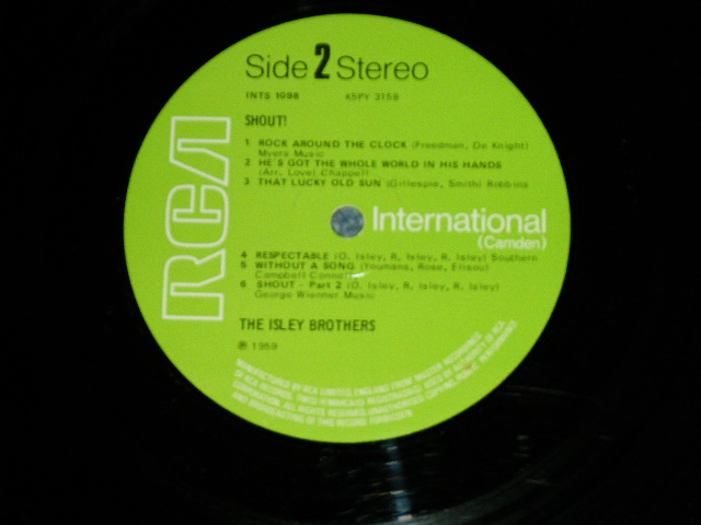 画像: THE ISLEY BROTHERS - SHOUT! / 1970 UK Reissue MONO Used LP 