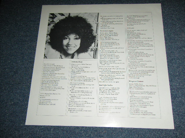 画像: LINDA LEWIS - FATHOMS DEEP : With INSERTS (VG+++/MINT-) / 1973 US AMERICA ORIGINAL "WHITE LABEL PROMO" Used LP