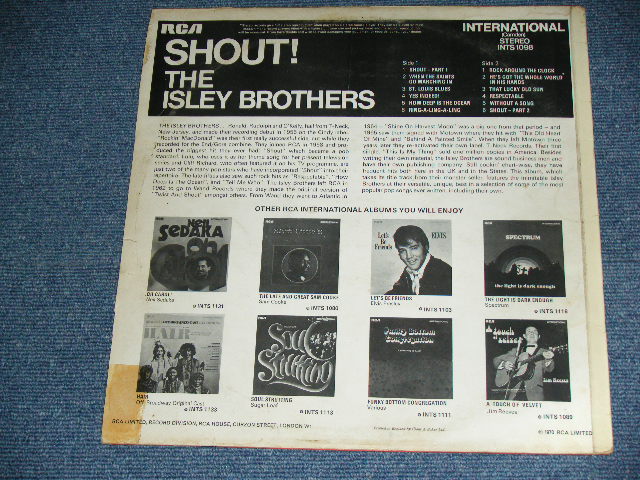 画像: THE ISLEY BROTHERS - SHOUT! / 1970 UK Reissue MONO Used LP 