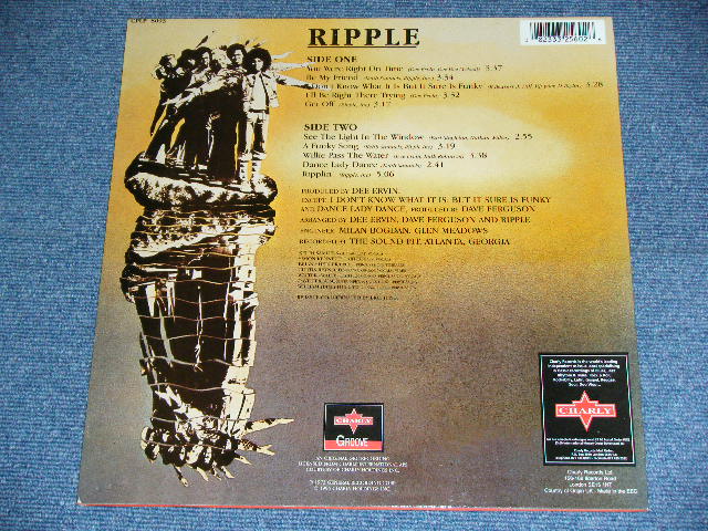 画像:  RIPPLE - RIPPLE / 1995 UK REISSUE Used LP  