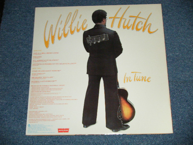 画像: WILLIE HUTCH  - IN TUNE ( Ex+++/MINT- ) / 1978 US AMERICA  ORIGINAL Used LP 