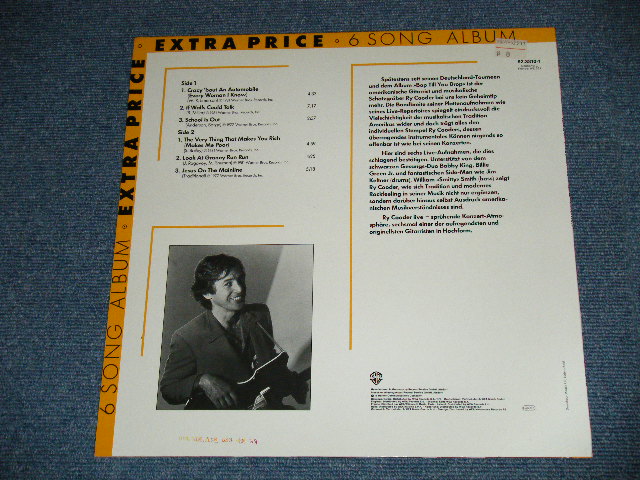 画像: RY COODER - LIVE : 6 SONGS ALBUM    ( MINT-/MINT ) / 1981 GERMANY GERMAN  ORIGINAL Used LP 